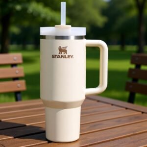 Stanley Quencher H2.0 FlowState 1,18 L – Cream – Original – inkl. Versand